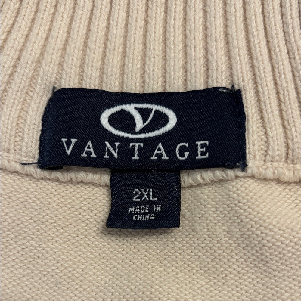 Nebraska Men's Half-Zip Sweater - Picture 2 of 4